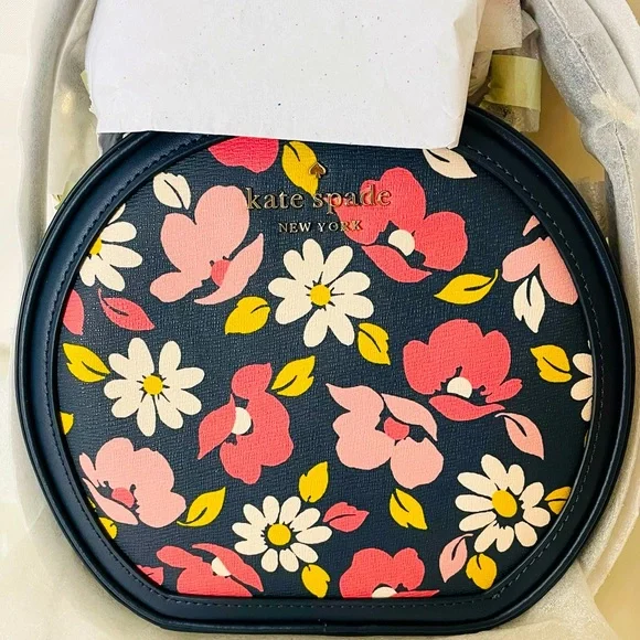 SOLD NWT Kate Spade Floral Traveler Canteen Crossbody Bag - Picture 5 of 9